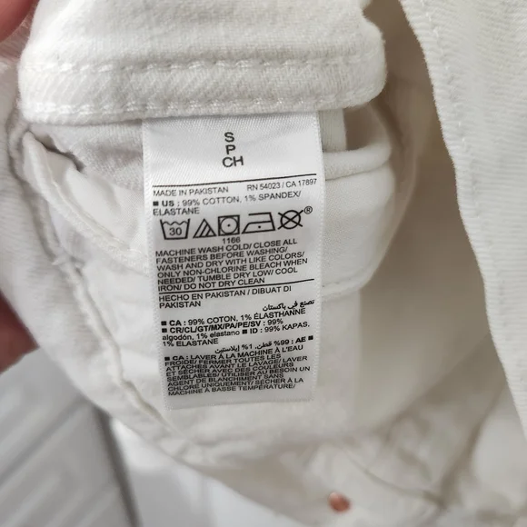 NWOT Old Navy Women's Cropped Trucker Jacket, Color: Off-White, Size: S - Picture 6 of 7